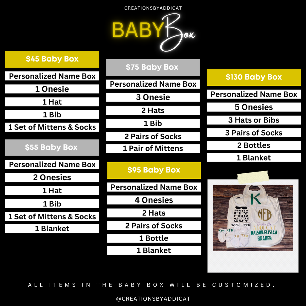 Personalized Baby Box